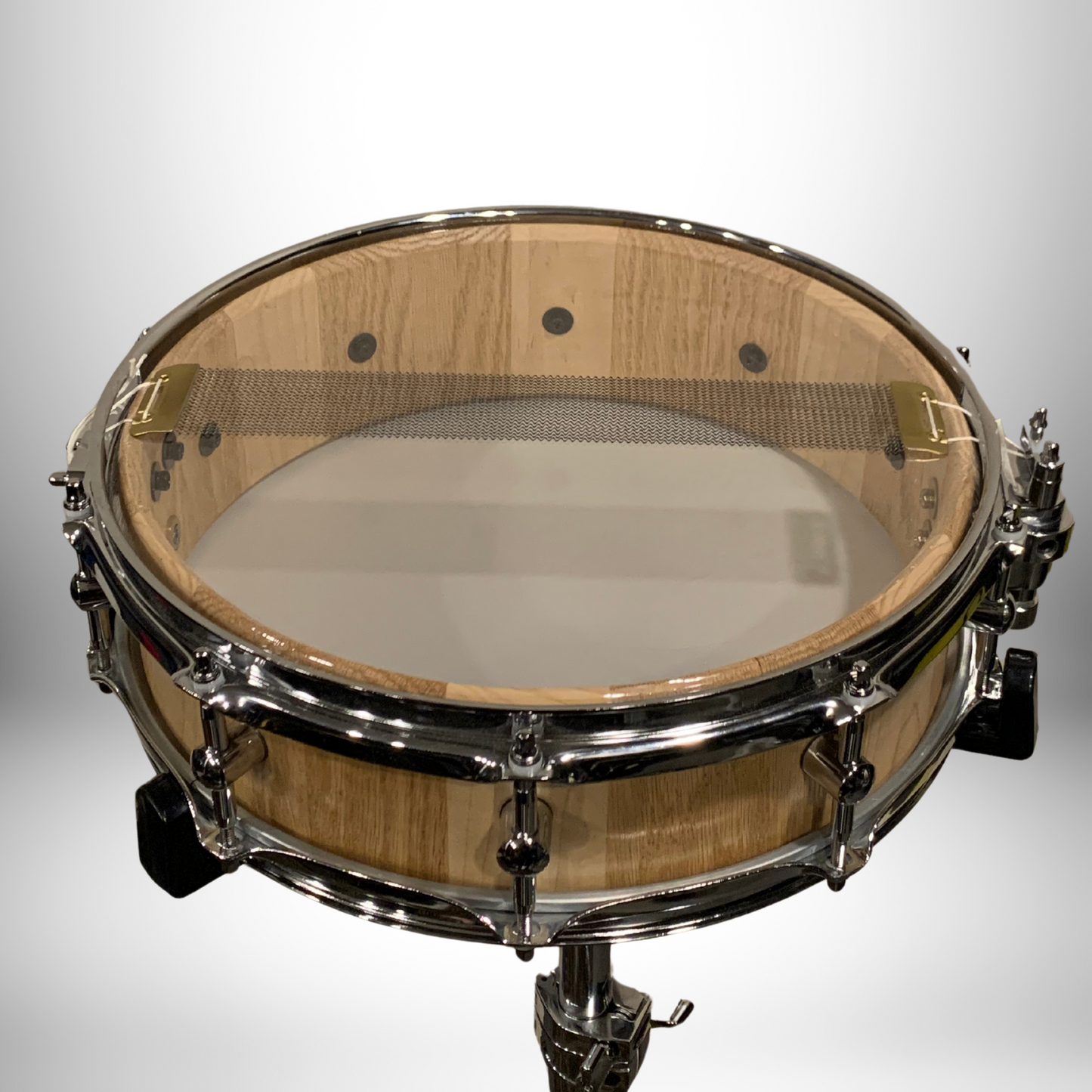 Red Oak & Maple 14"x4" Piccolo Stave Snare